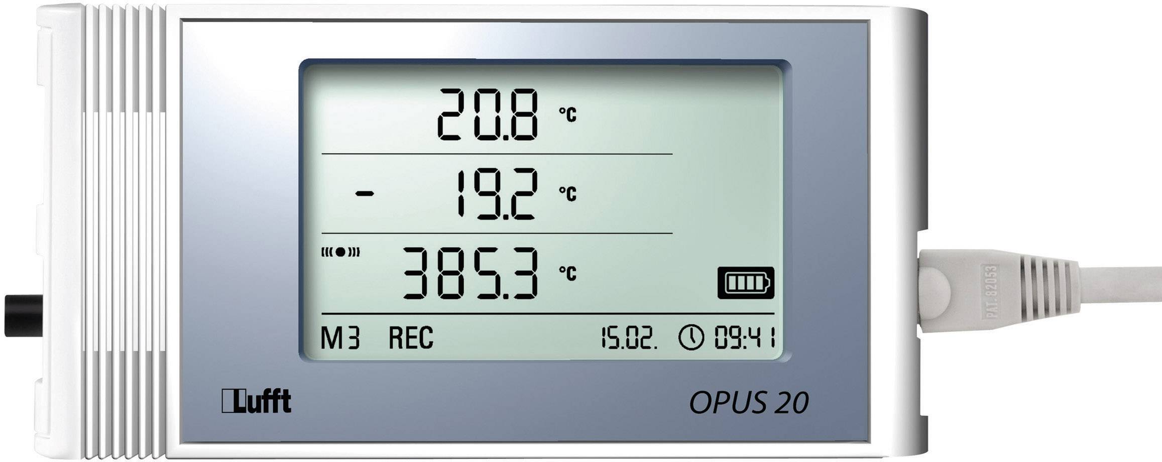 Lufft Multi-Datenlogger Messgröße Temperatur, Strom, Spannung, Luftfeuchtigkeit -200 bis 1700 °C 1