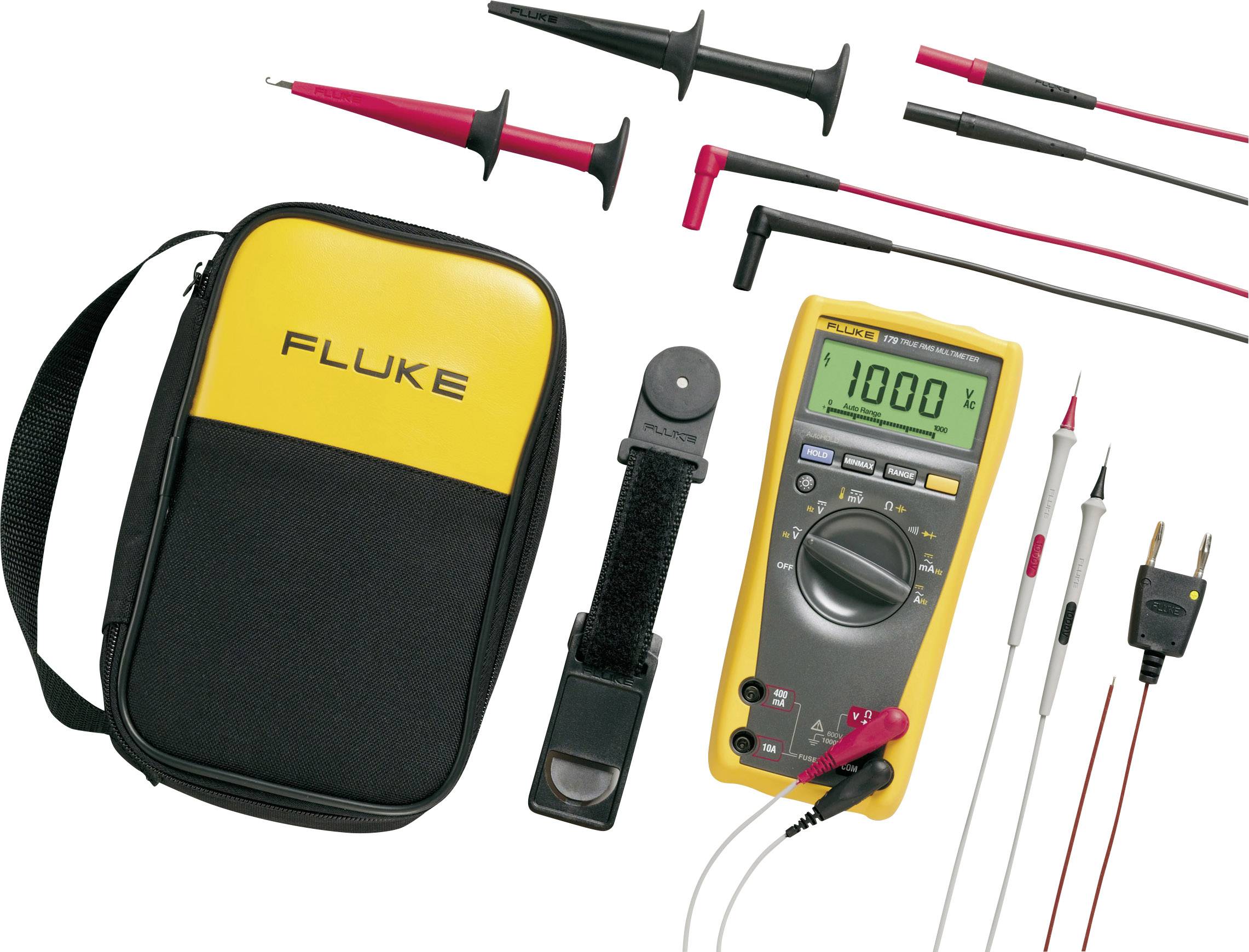 Fluke 179/EDA2/EUR Hand-Multimeter digital CAT III 1000 V, CAT IV 600V Anzeige (Counts): 6000
