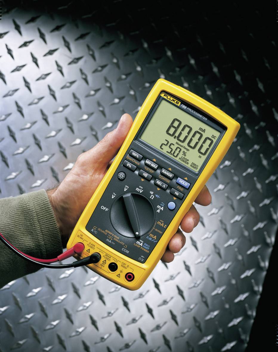 Fluke 789/EUR Hand-Multimeter digital Prozess-Stromausgabe CAT III 1000 V, CAT IV 600V Anzeige (Counts): 30000