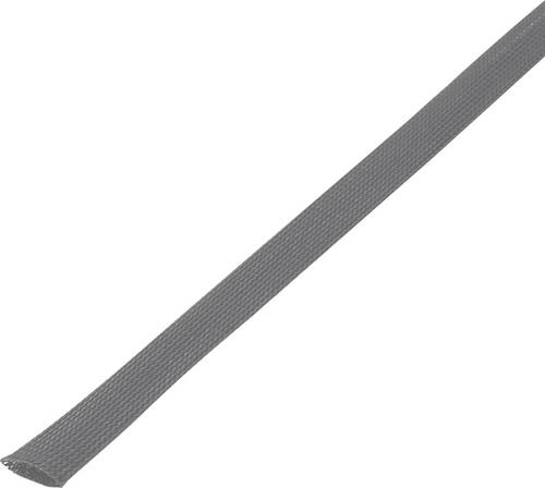 TRU Components 1568188 CBBOX3550-GY Geflechtschlauch Grau PET 30 bis 37 mm 5 m