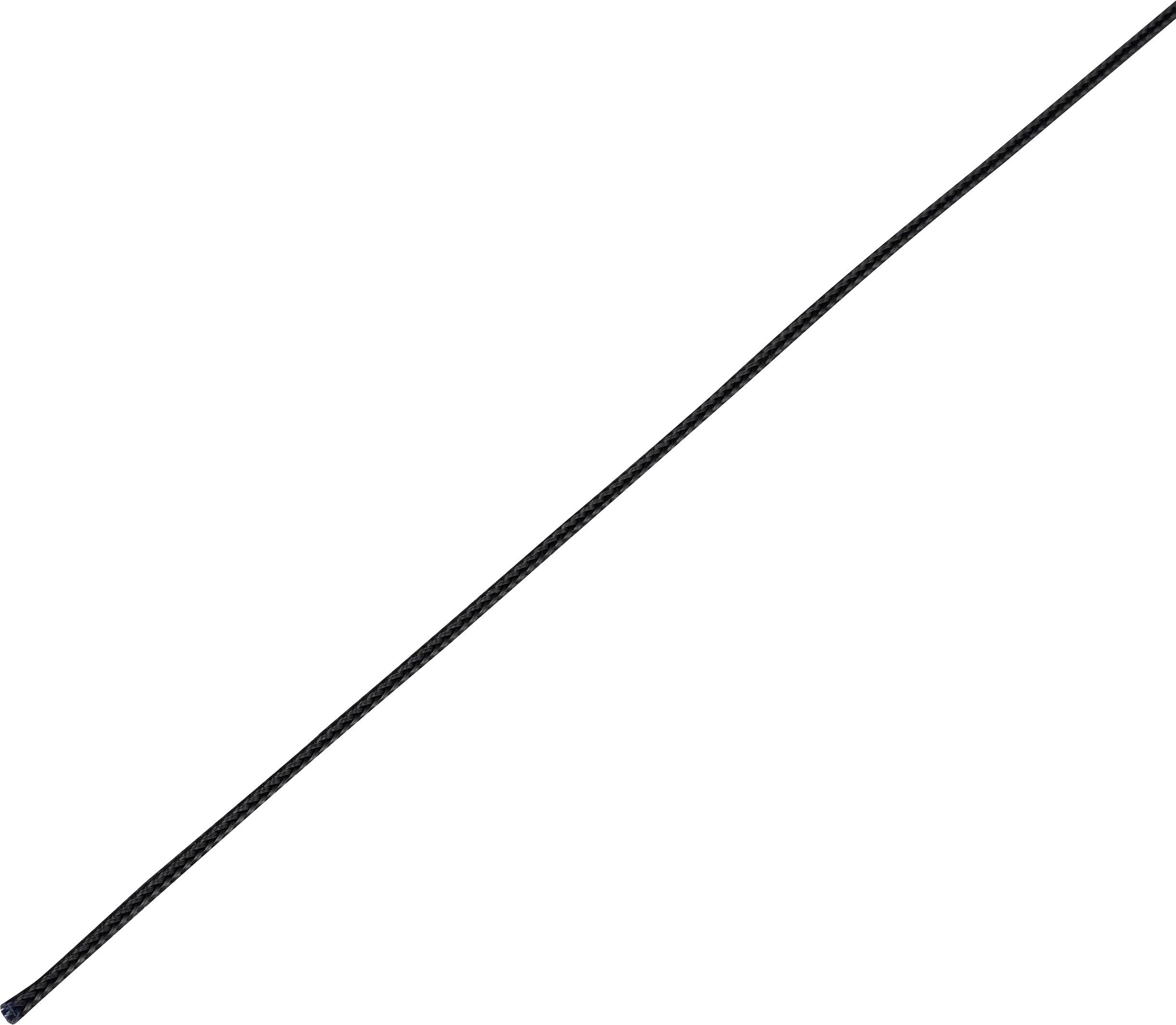 Eine lange, dünne, schwarze Peitsche erstreckt sich diagonal über ein weißes Hintergrundfeld.