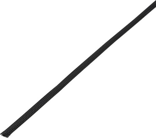 TRU Components 1572556 CBBOX0814-BK Geflechtschlauch Schwarz PET 8 bis 14mm 10m