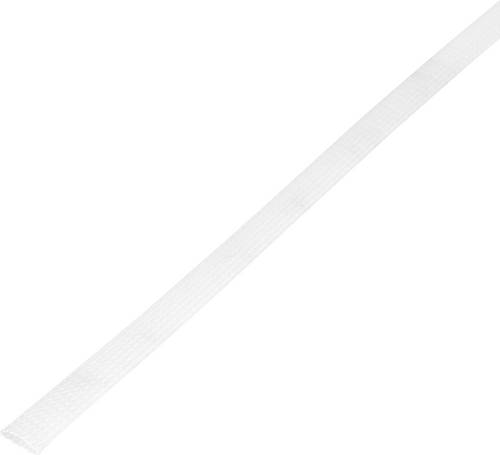 TRU Components 1571655 CBBOX1221-WT Geflechtschlauch Weiß PET 12 bis 21 mm 10 m