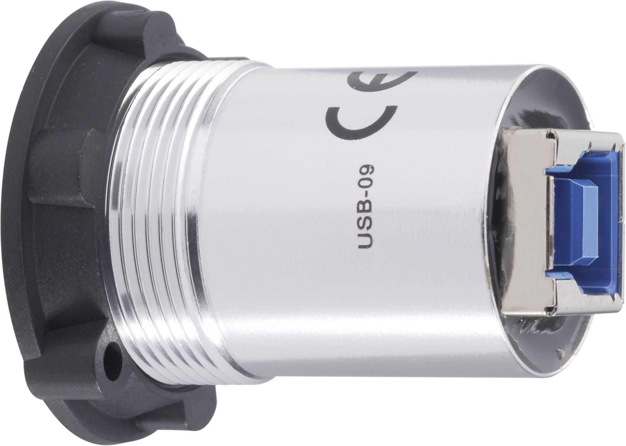 TRU Components USB-09 USB-Einbaubuchse 3.0 Buchse, Einbau Inhalt: 1St.