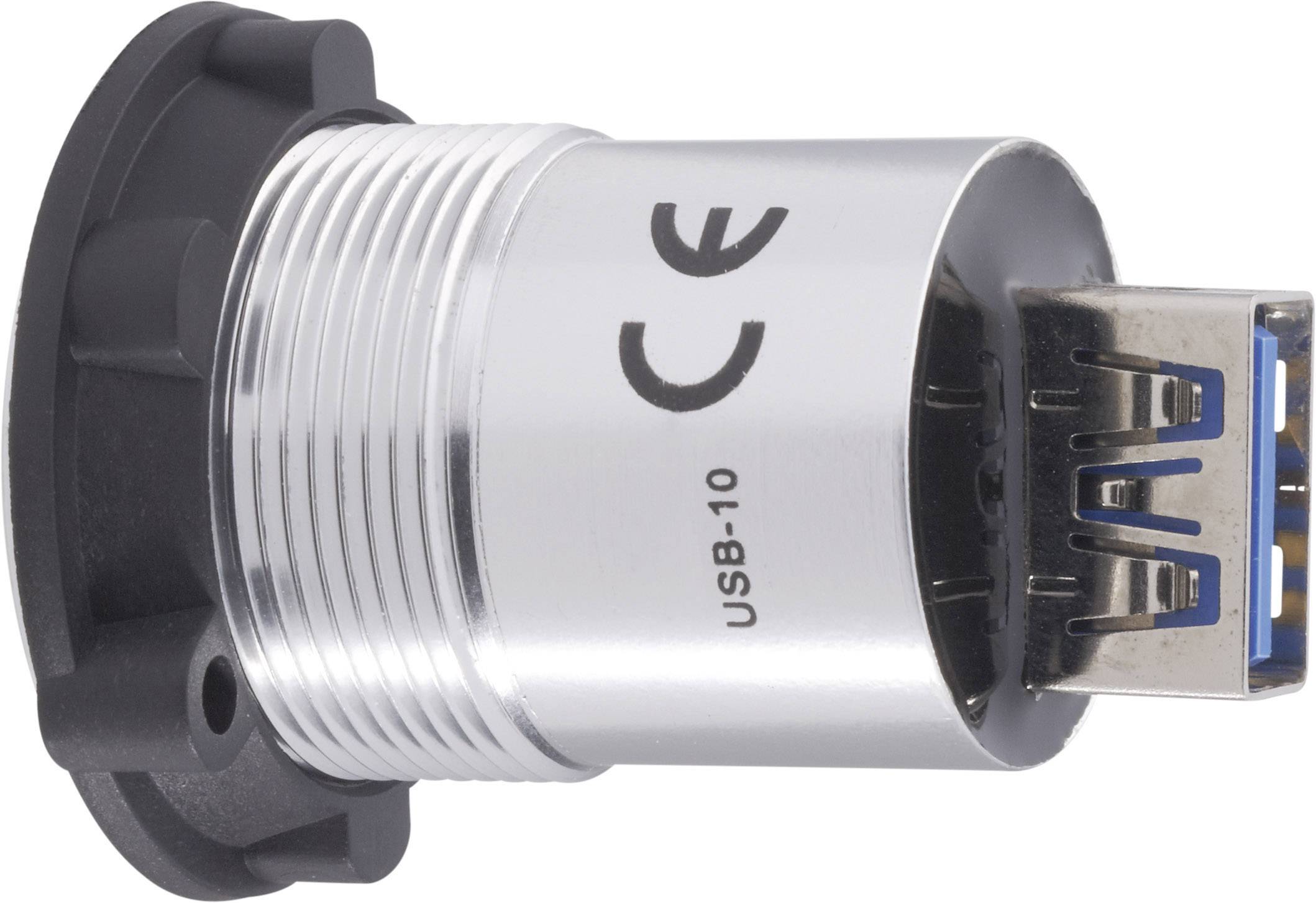 TRU Components USB-10 USB-Einbaubuchse 3.0 Buchse, Einbau Inhalt: 1St.