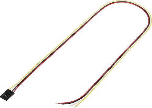 TRU Components Konfektionierte Litze Polzahl Gesamt 4 Rastermaß: 2.54 mm 1244004
