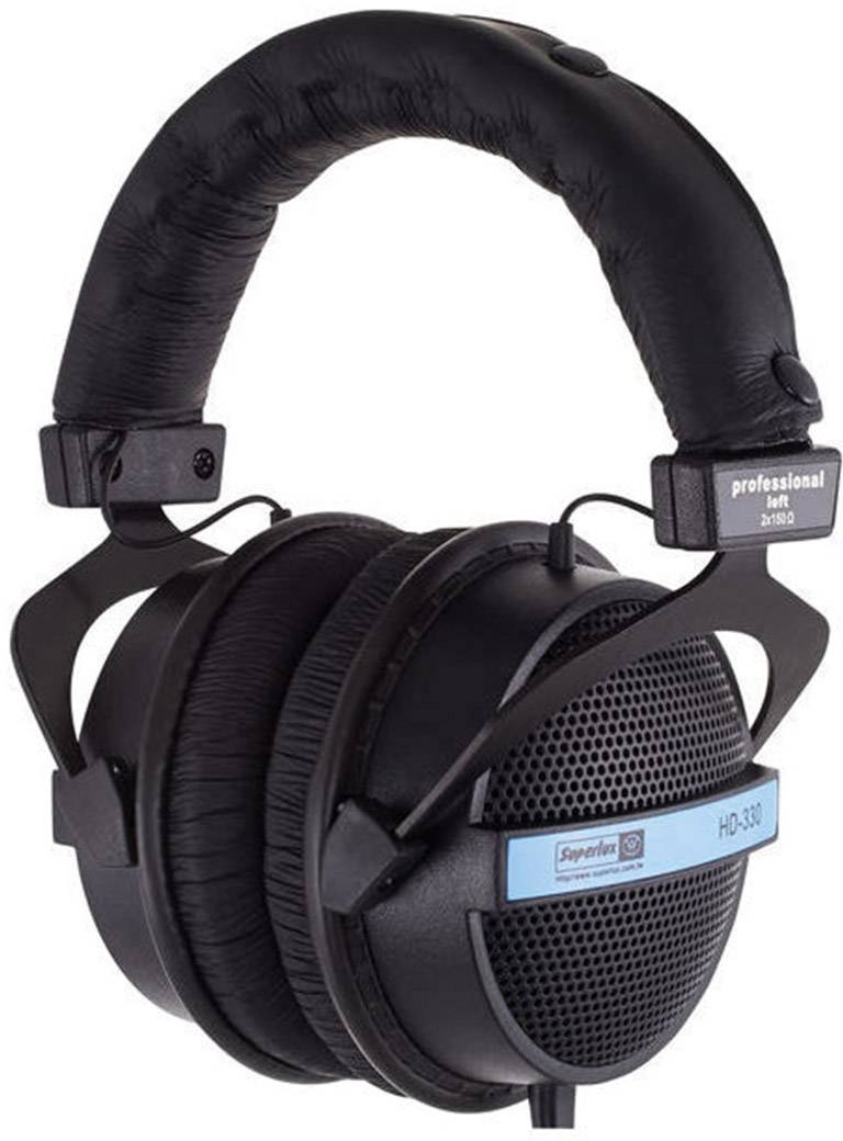 Superlux HD-330 Over Ear Kopfhörer kabelgebunden Schwarz