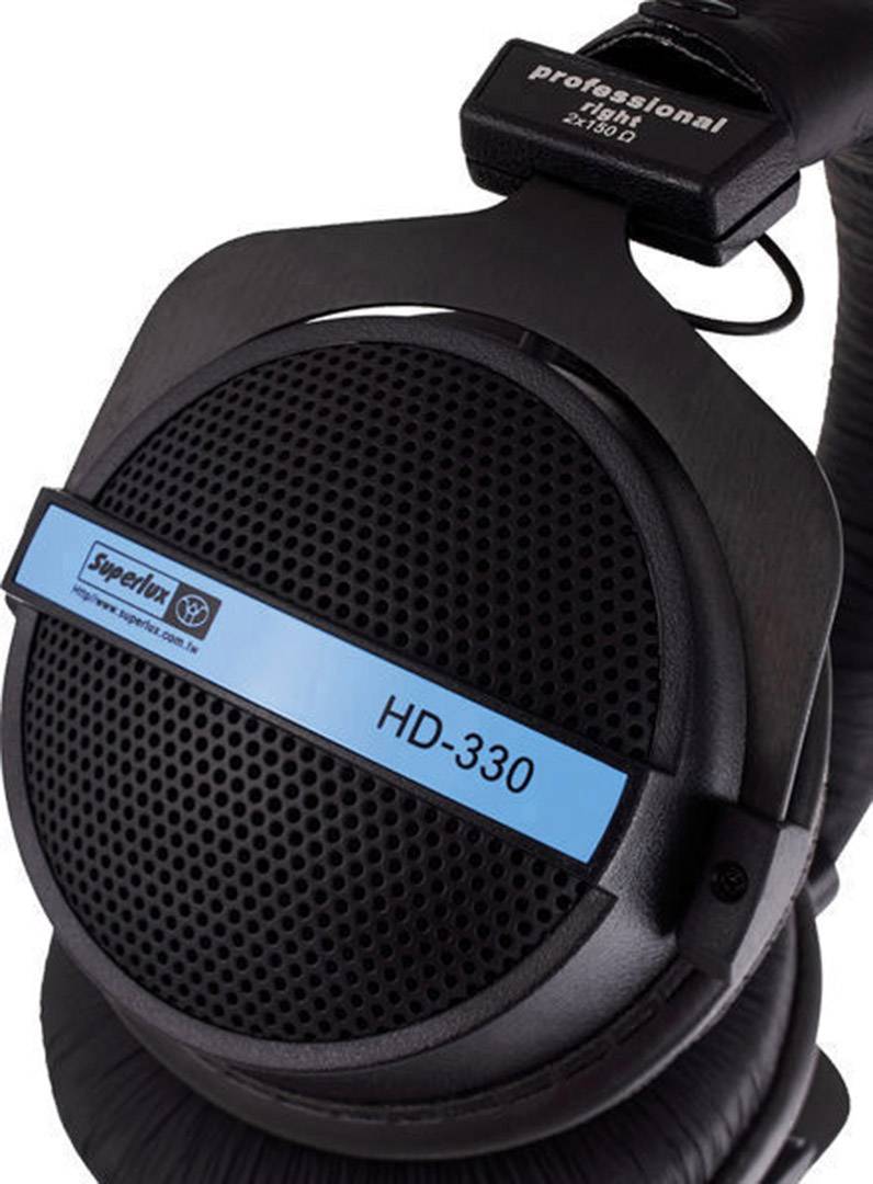 Superlux HD-330 Over Ear Kopfhörer kabelgebunden Schwarz