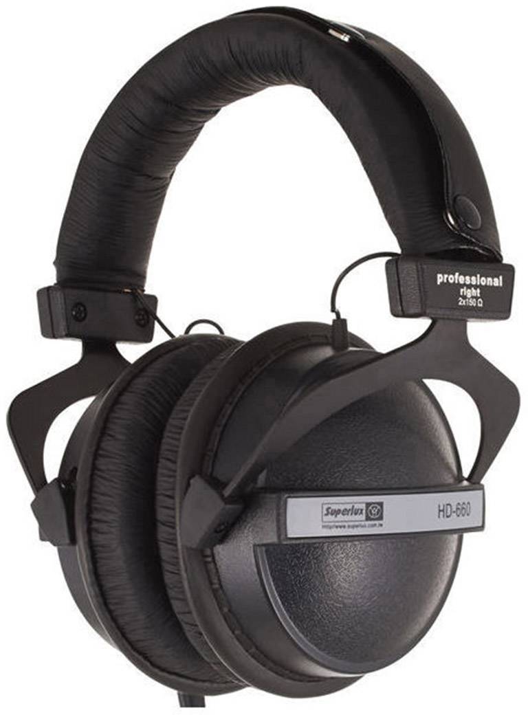 Superlux HD-660 Over Ear Kopfhörer kabelgebunden Schwarz