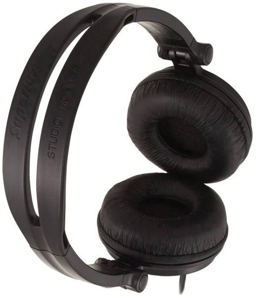 Superlux HD 572  On Ear Kopfhörer kabelgebunden  Schwarz