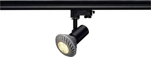 SLV E27 Hochvolt-Schienensystem-Leuchte 3phasig E27 75W Halogen, LED Schwarz