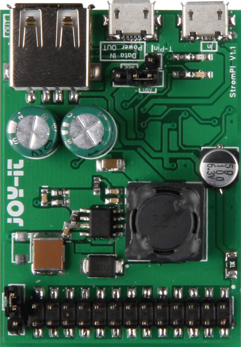 Joy-it StromPi 1 USV-Shield Passend für (Entwicklungskits): Raspberry Pi, Banana Pi, Arduino, Cubieboard