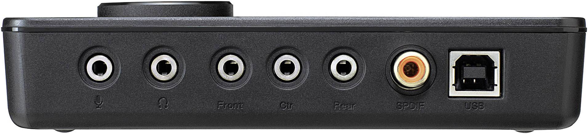 Asus XONAR U5 5.1 Soundkarte, Extern Digitalausgang, externe Kopfhöreranschlüsse, externe Lautstärkenregelung