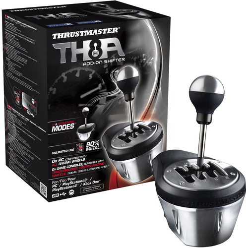 Boîte de vitesses Thrustmaster TX Racing Wheel TH8A Shifter AddOn noir, chrome