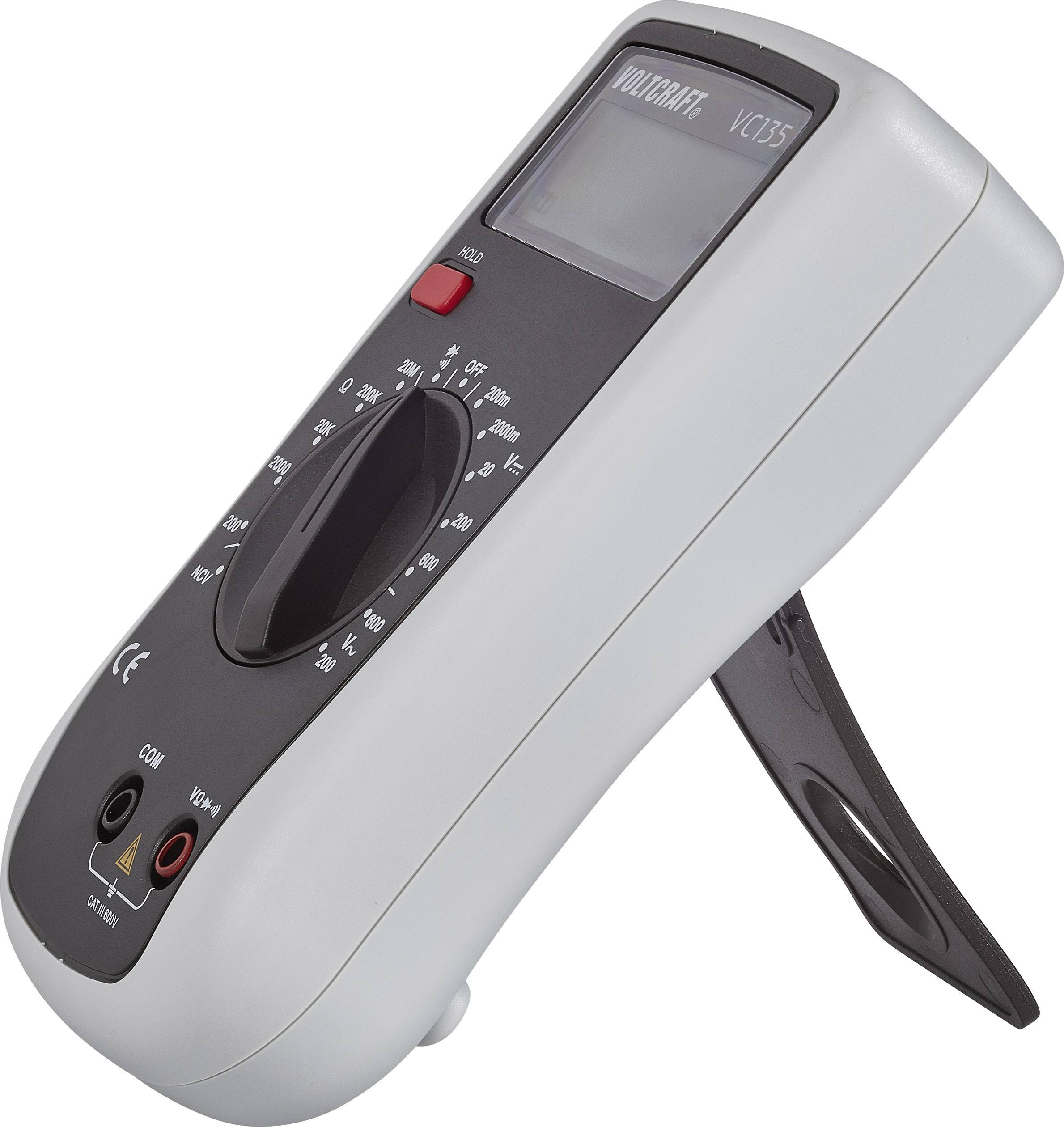 VOLTCRAFT VC135 Hand-Multimeter digital CAT III 600V Anzeige (Counts): 2000