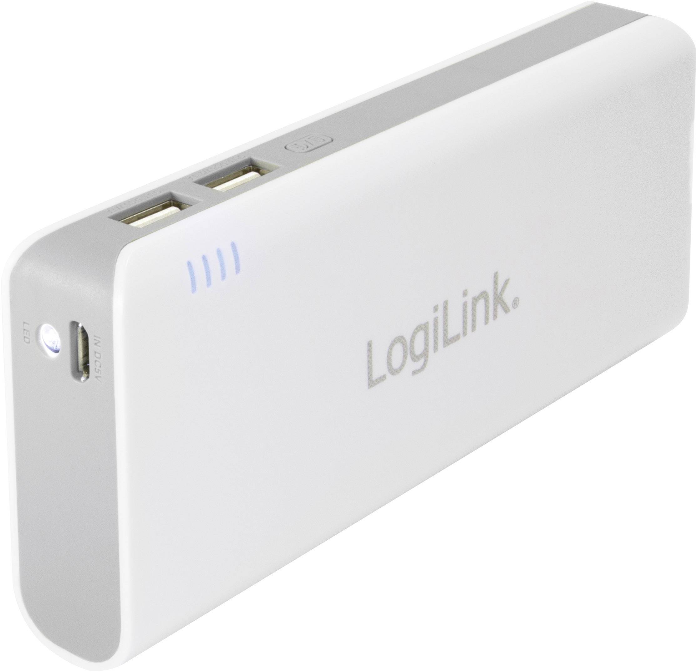 LogiLink Mobile-Power 12500 Powerbank (Zusatzakku) Li-Ion 12500 mAh PA0083