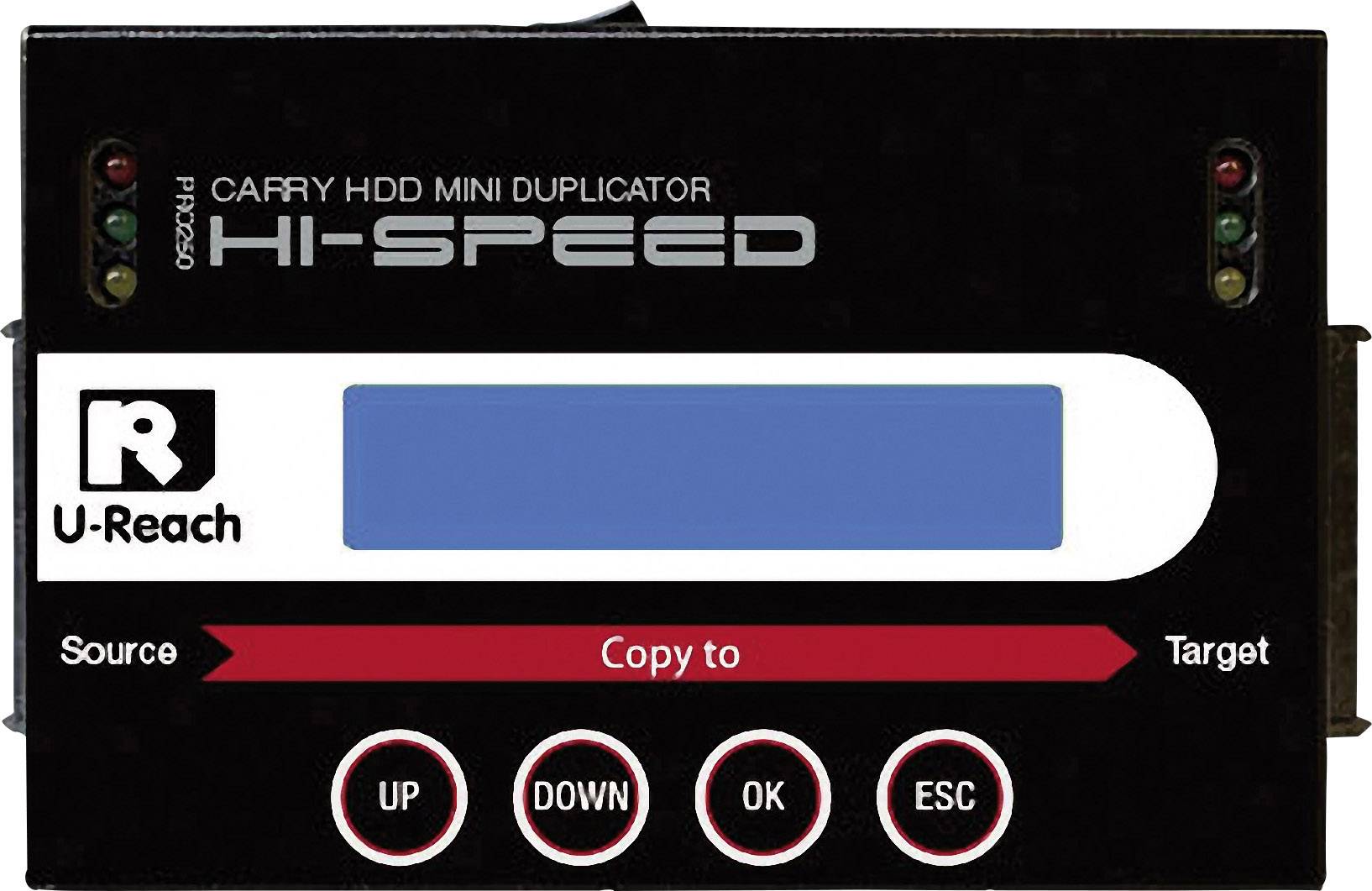 Renkforce PRO250 1fach Festplatten-Kopierstation SATA mit Löschfunktion, tragbar