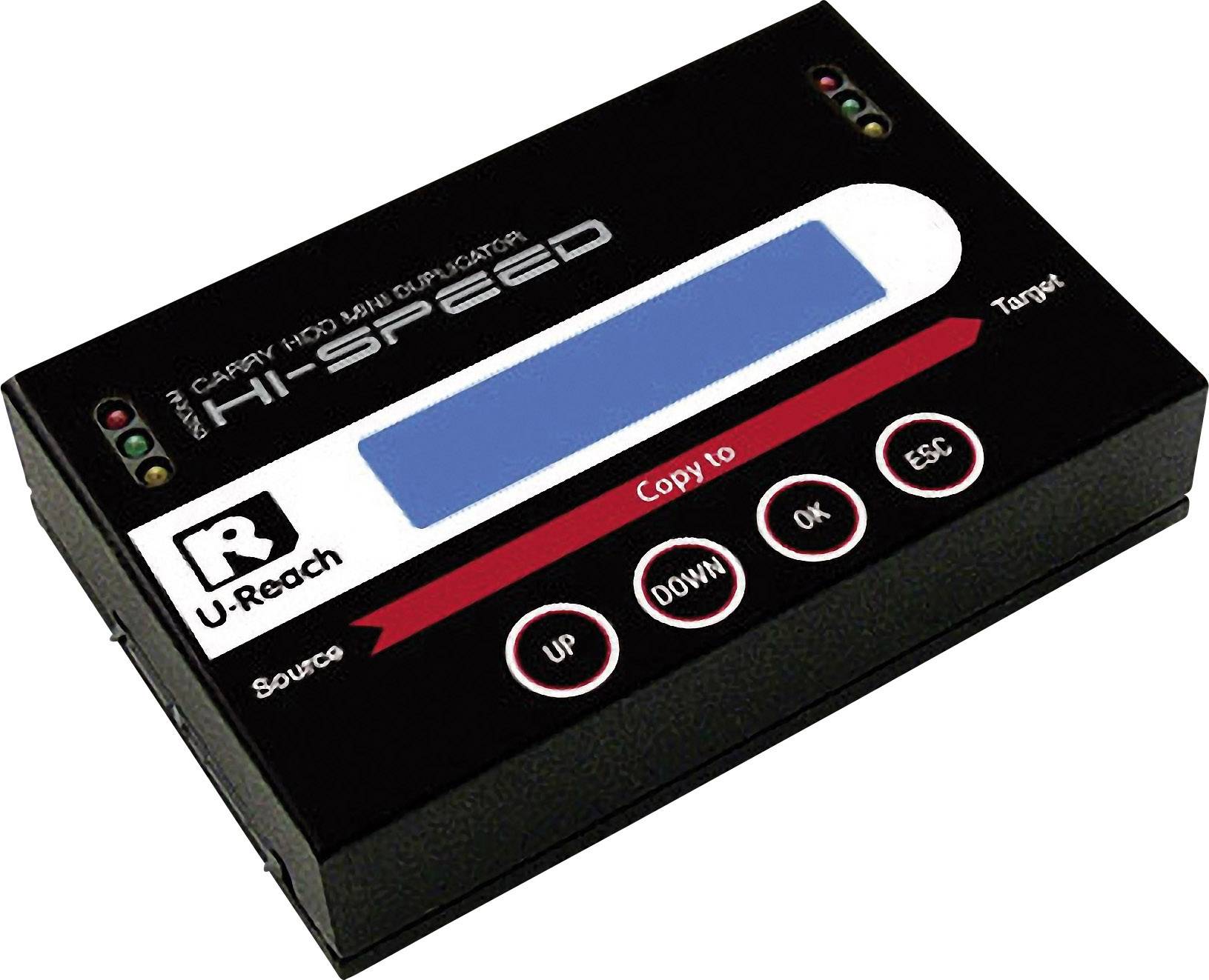 Renkforce PRO250 1fach Festplatten-Kopierstation SATA mit Löschfunktion, tragbar