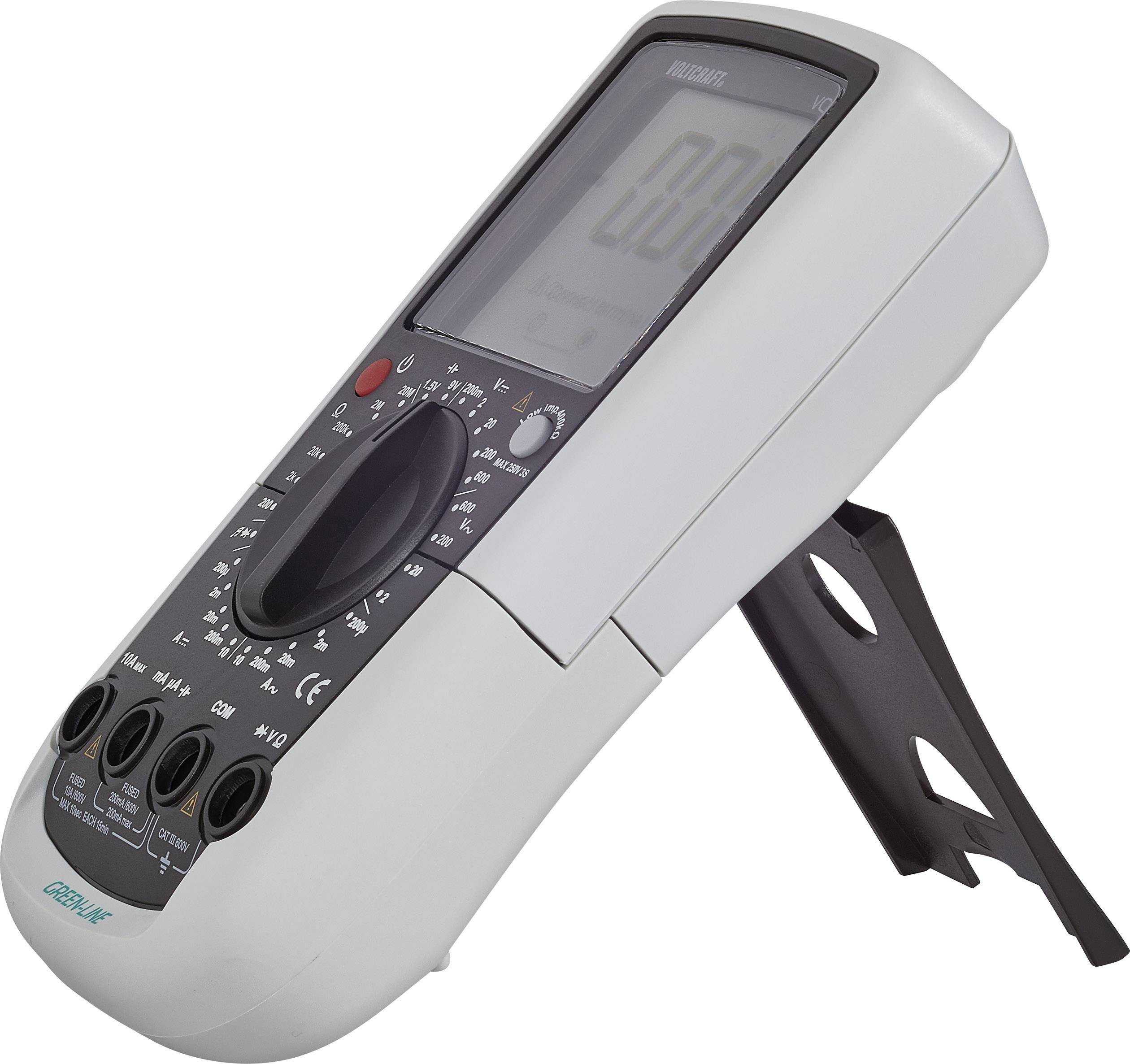 VOLTCRAFT VC250 Hand-Multimeter kalibriert (ISO) digital CAT III 600V Anzeige (Counts): 2000