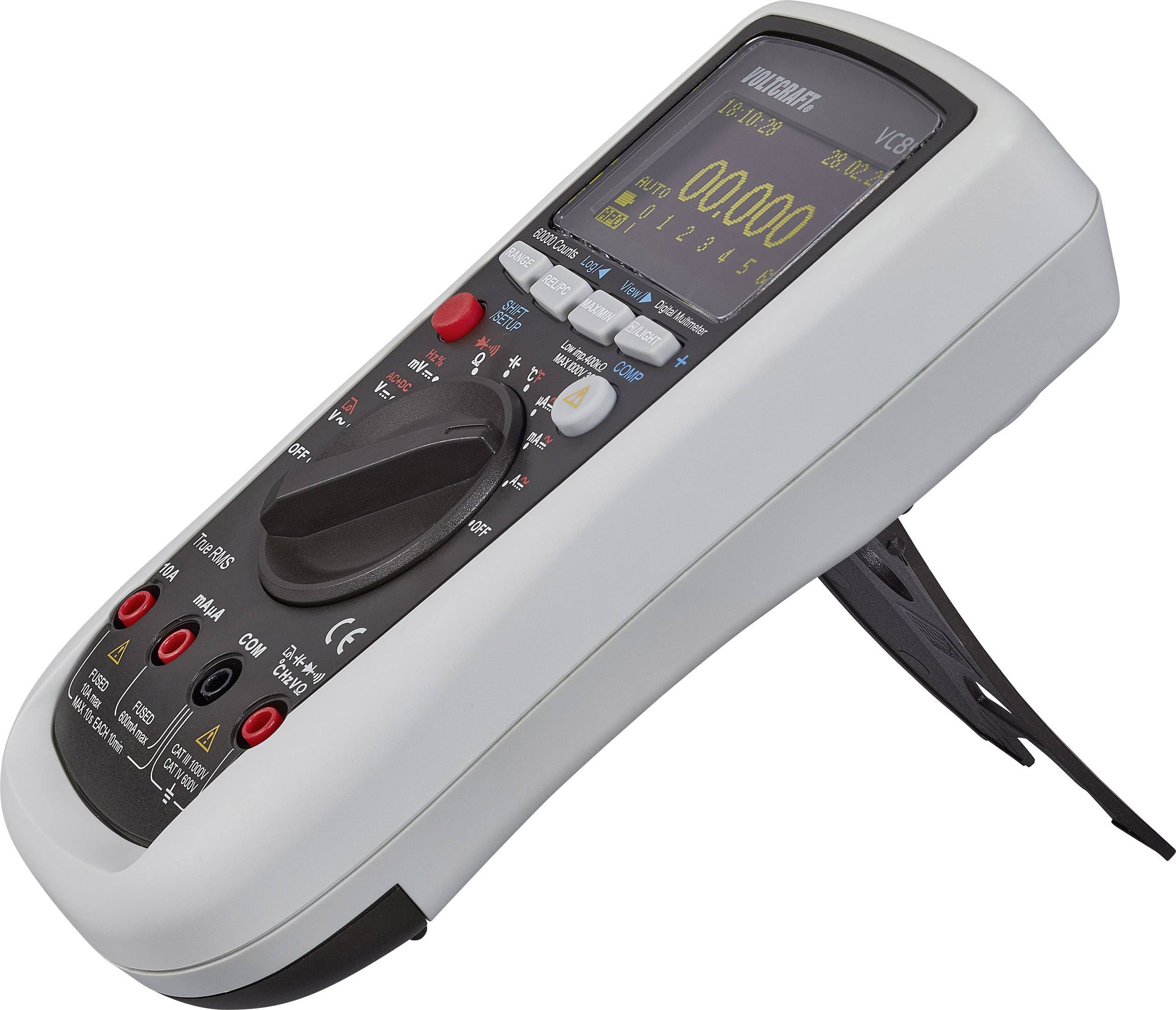 VOLTCRAFT VC890 OLED Hand-Multimeter digital OLED-Display, Datenlogger CAT III 1000 V, CAT IV 600 V