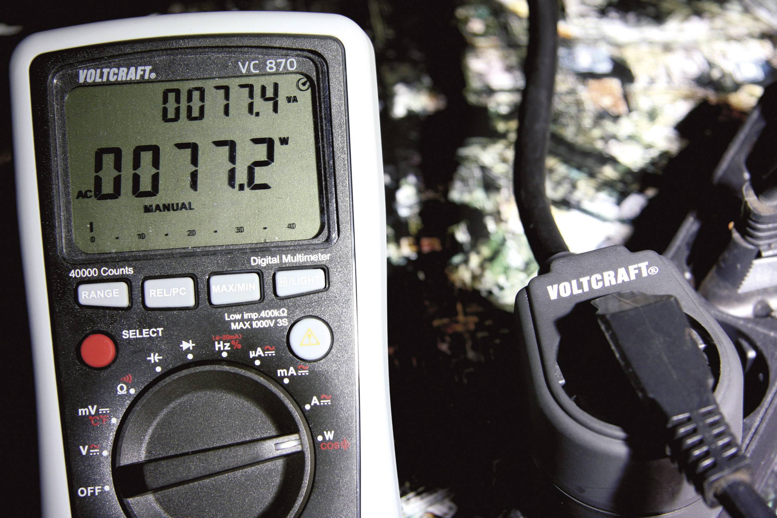 VOLTCRAFT VC870 Hand-Multimeter digital CAT III 1000 V, CAT IV 600V Anzeige (Counts): 40000
