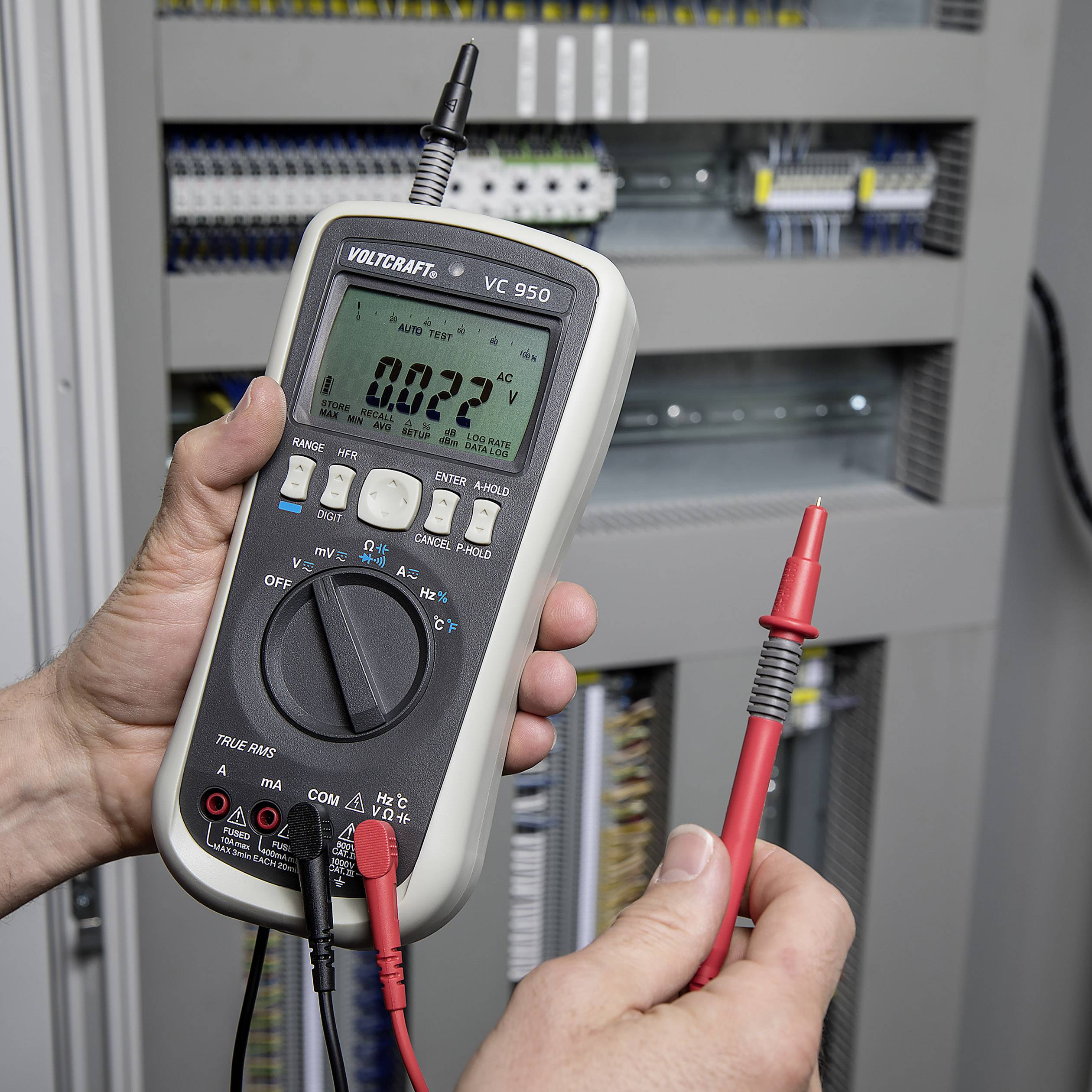 VOLTCRAFT VC950 Hand-Multimeter digital Datenlogger CAT III 1000 V, CAT IV 600V Anzeige (Counts): 100000