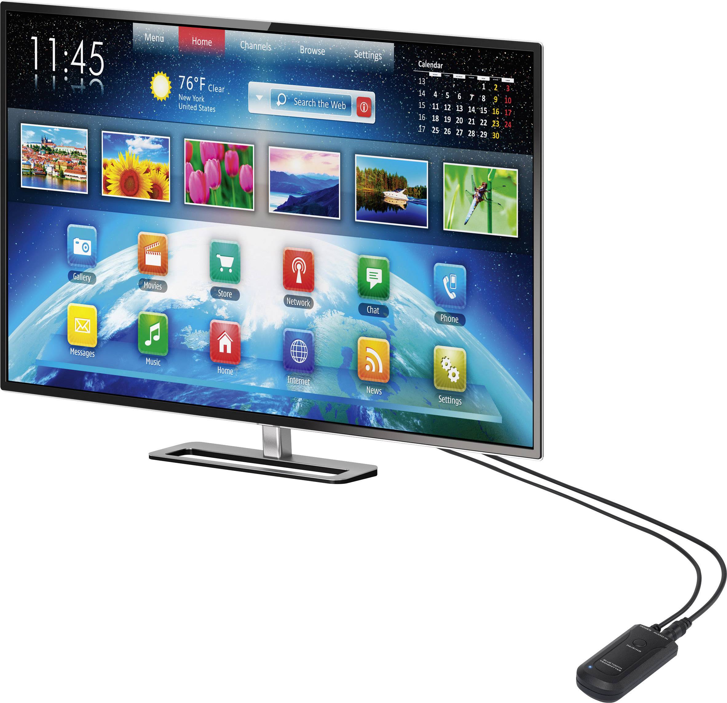 Renkforce BTX-1300 Bluetooth® Musik-Sender Bluetooth Version: 3.0 +EDR, SBC 10m aptX®-Technologie