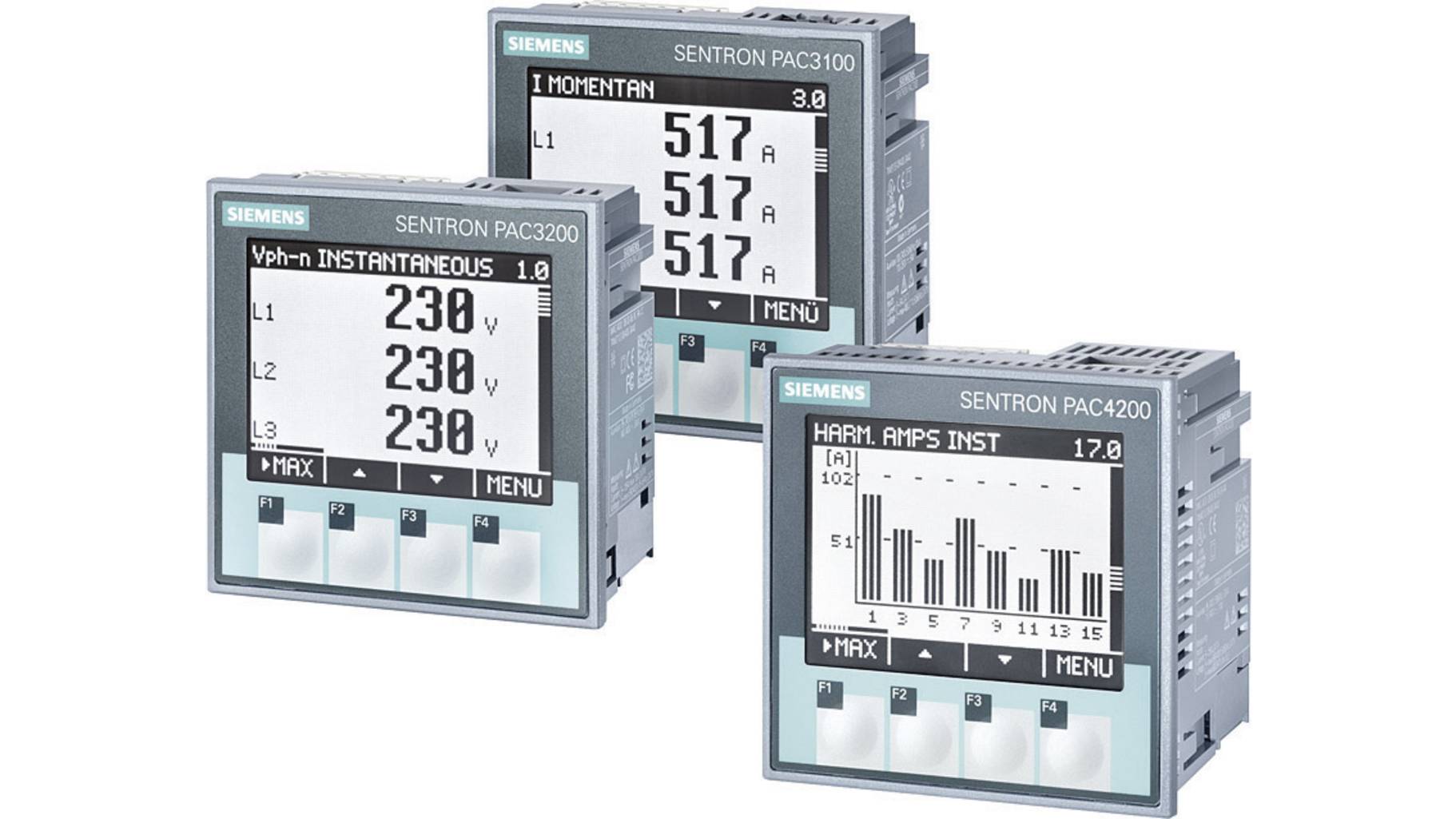 Siemens SENTRON PAC4200 Multifunktions-Messgerät SENTRON PAC4200 Max. 3 ...