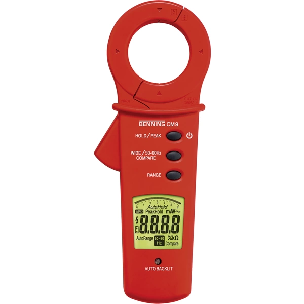 Benning CM 9 Stromzange, Hand-Multimeter  digital  CAT III 300 V Anzeige (Counts): 6000 Benning CM 9 Stromzange, Hand-Multimeter  digital  CAT III 300 V Anzeige (Counts): 6000