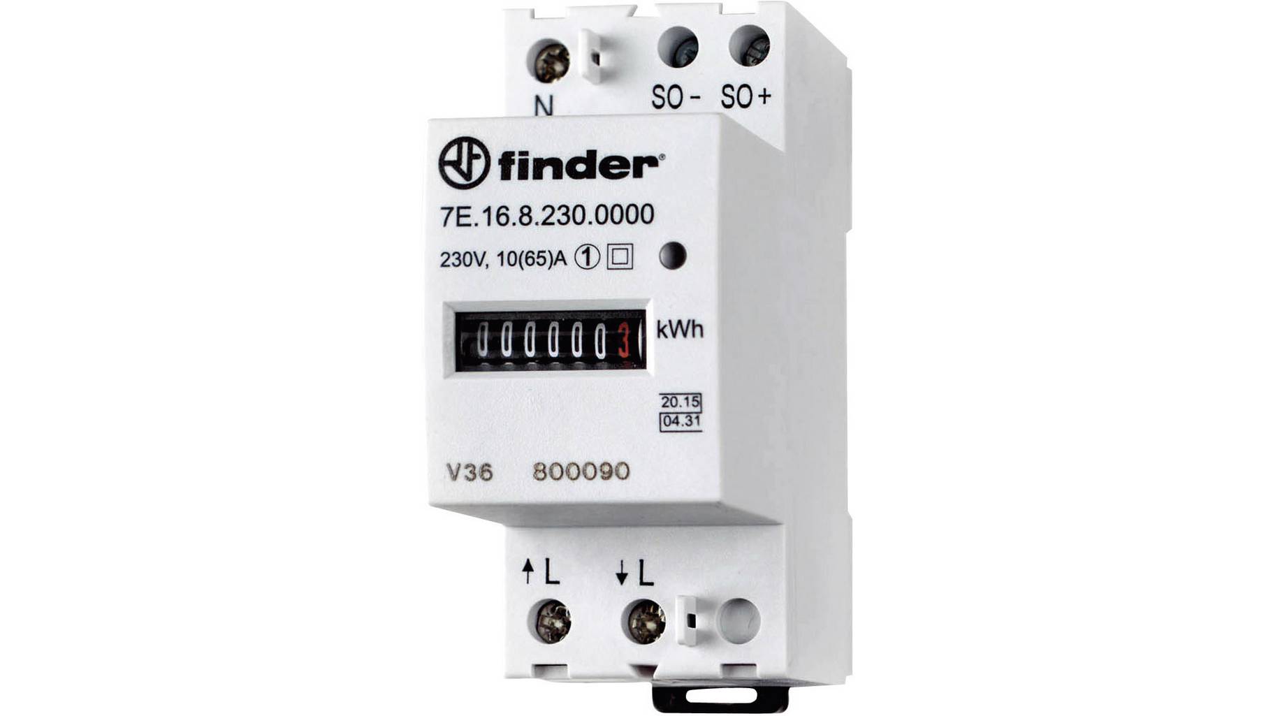 Finder 7E.23.8.230.0020 Wechselstromzähler digital 32A MID-konform Finder 7E.23.8.230.0020 Wechselstromzähler digital 32A MID-konform