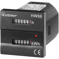 Kübler Automation HW66M 230 VAC 3.56M.201.075 Wechselstromzähler mechanisch 16A MID-konform: Ja 1St. Kübler Automation HW66M 230 VAC 3.56M.201.075 Wechselstromzähler mechanisch 16A MID-konform: Ja 1St.