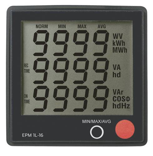 VOLTCRAFT EPM 1L-16 Digitales Einbaumessgerät Digitales Einbau-Messgerät EPM 1L-16 Spannung: 190 -