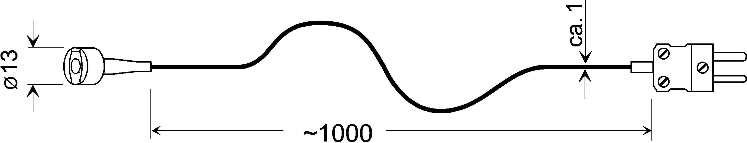 Greisinger GMF 250 Oberflächenfühler -65 bis 250°C Fühler-Typ K