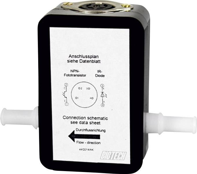 B.I.O-TECH e.K. Durchfluss-Sensor DFM-Opto Typ 01 DFM-Opto Typ 01 Betriebsspannung (Bereich): 4.5 - 24 V/DC Messbereich: 0.025 - 2.5 l/min 1 St.