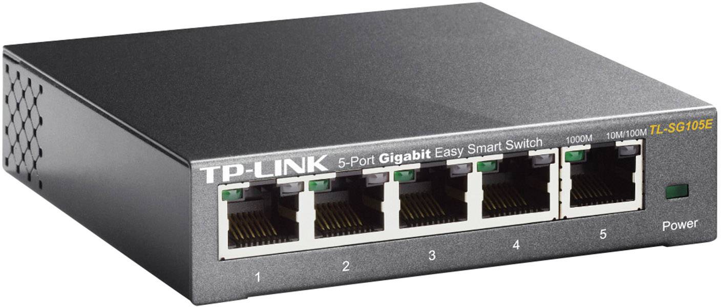 TP-LINK TL-SG105E Netzwerk Switch 5 Port 1 GBit/s