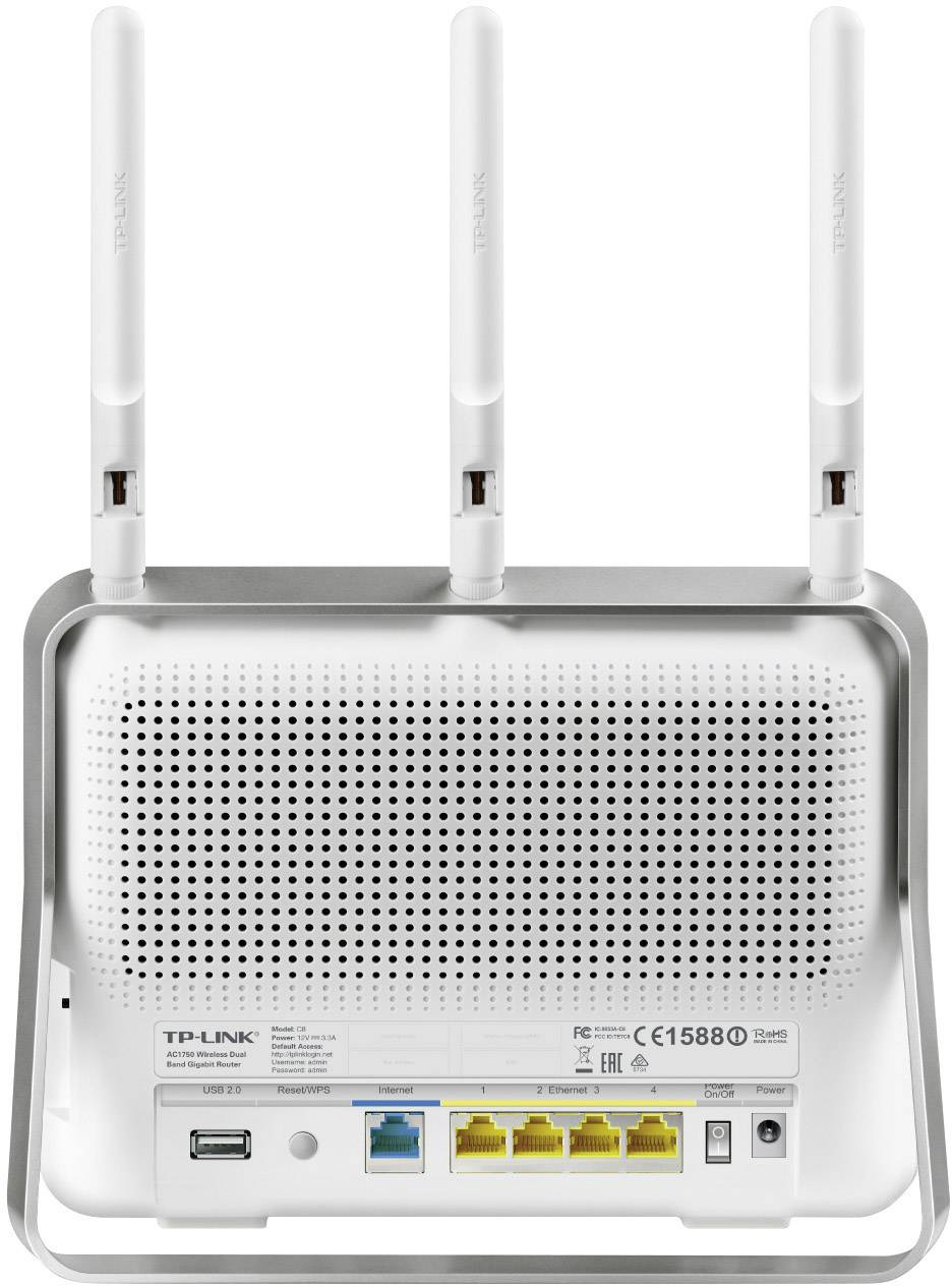 TP-LINK Archer C8 WLAN Router 2.4 GHz, 5 GHz 1.75 GBit/s