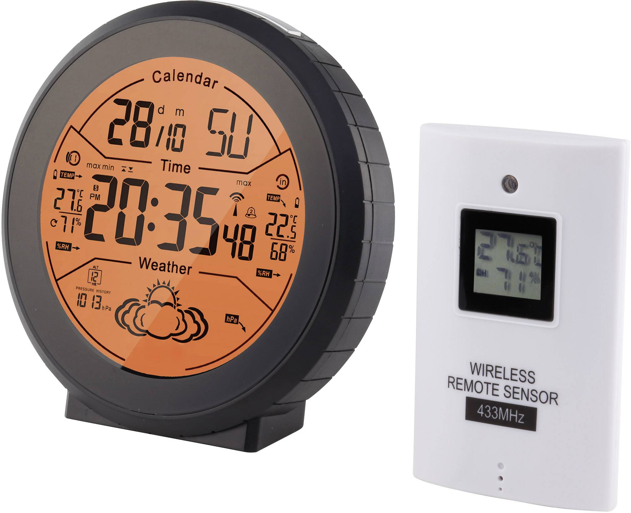 Renkforce Funk-Wetterstation AOL-5052B AOL-5052B Vorhersage für 12 bis 24 Stunden