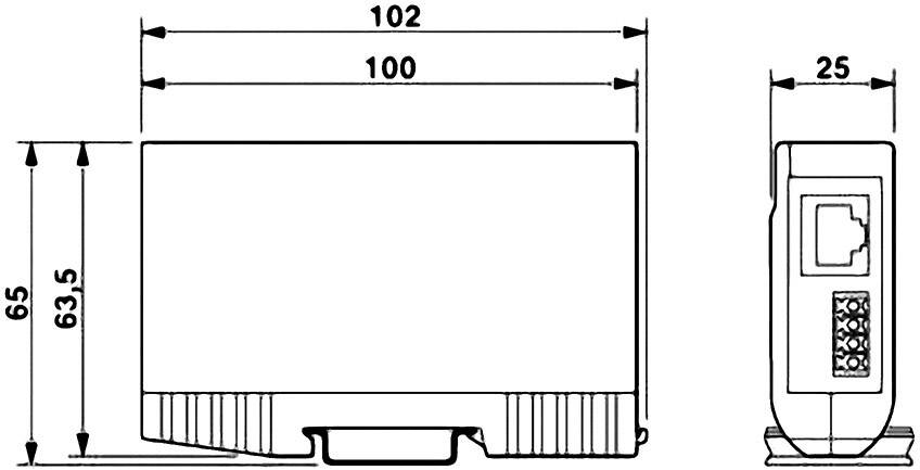 Phoenix Contact 2801593 Überspannungsschutz-Zwischenstecker Überspannungsschutz für: Verteilerschrank, Netzwerk (RJ45), DSL
