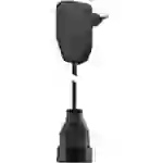 NVB 104569 Strom Verlängerungskabel Schwarz 0.80 m H03VVH2-F 2X 0,75 mm² NVB 104569 Strom Verlängerungskabel Schwarz 0.80 m H03VVH2-F 2X 0,75 mm²