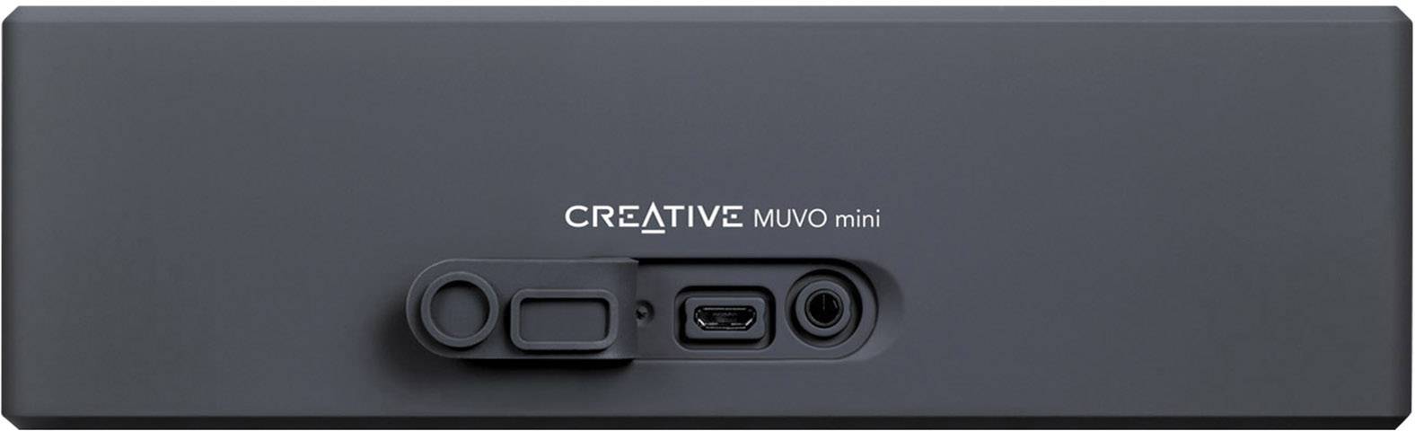 Bluetooth® Lautsprecher Creative Muvo Mini Freisprechfunktion, NFC, spritzwassergeschützt Schwarz