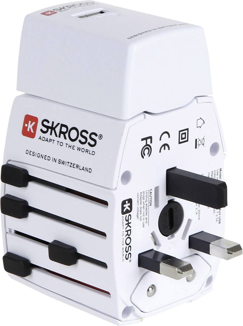 Skross 1.302170 Reiseadapter MUV USB Power Pack