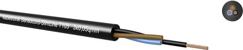 Kabeltronik 2430805T9-1 Sensorleitung Sensocord® 8 x 0.05 mm² Schwarz Meterware