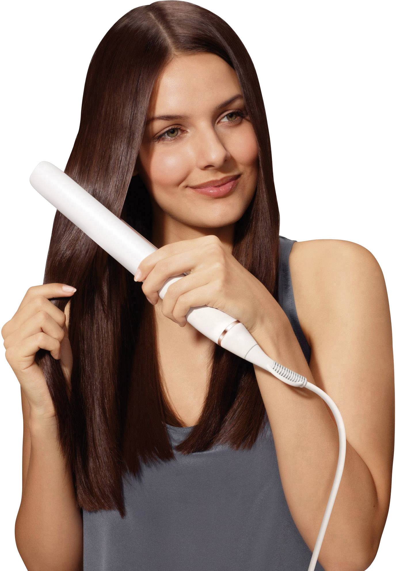 Philips HP8372/00 Moisture Protect Glätteisen Kupfer, Weiß