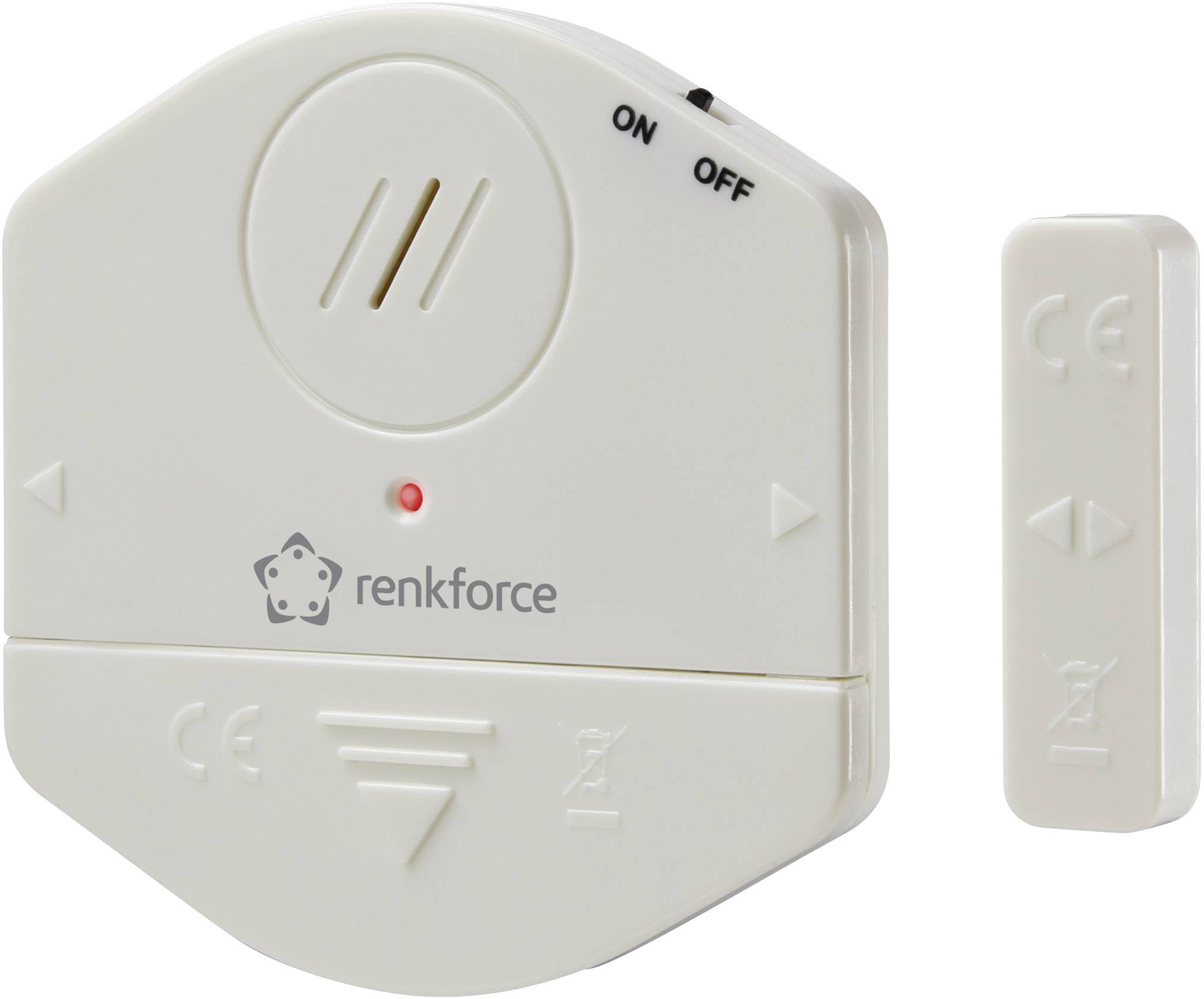 Renkforce Door/window alarm incl. solar cell 100 dB 1270198