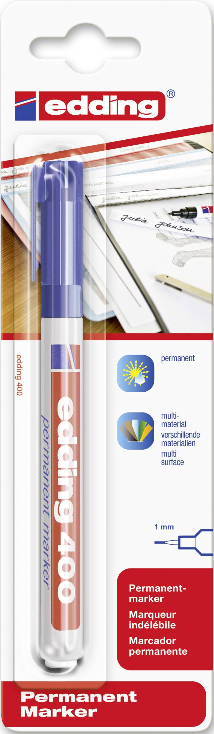 edding Permanent Marker E-400 blau