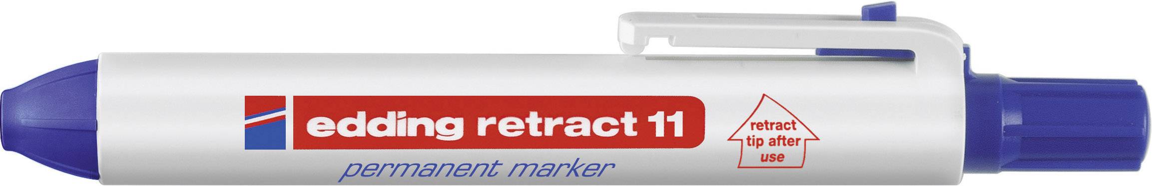 Edding edding retract 11 4-11003 Permanentmarker Blau wasserfest: Ja