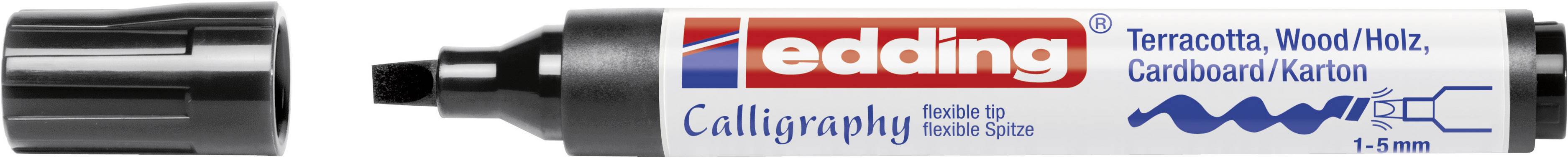 Edding E-1455 4-1455001 Lackmarker Schwarz 1 mm, 5 mm