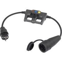 VOLTCRAFT DLA-1L 16 Messadapter Schutzkontakt 16A - Schutzkontakt 16A VOLTCRAFT DLA-1L 16 Messadapter Schutzkontakt 16A - Schutzkontakt 16A