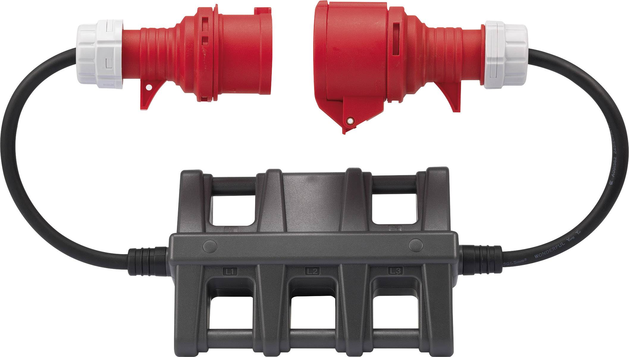 VOLTCRAFT DLA-3L 32 Messadapter CEE 32A - CEE 32A