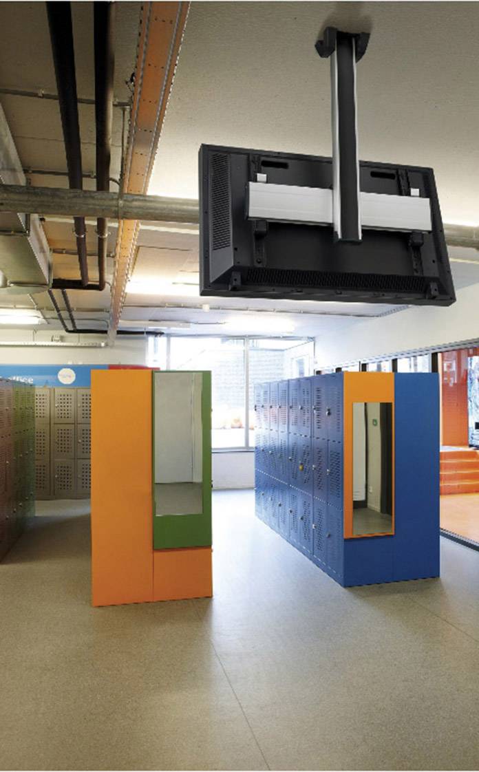 Vogel's Adapterstrips Passend für Serie (Halter): Vogel's modulares Display-Deckenhalterungssystem Connect-it Schwarz